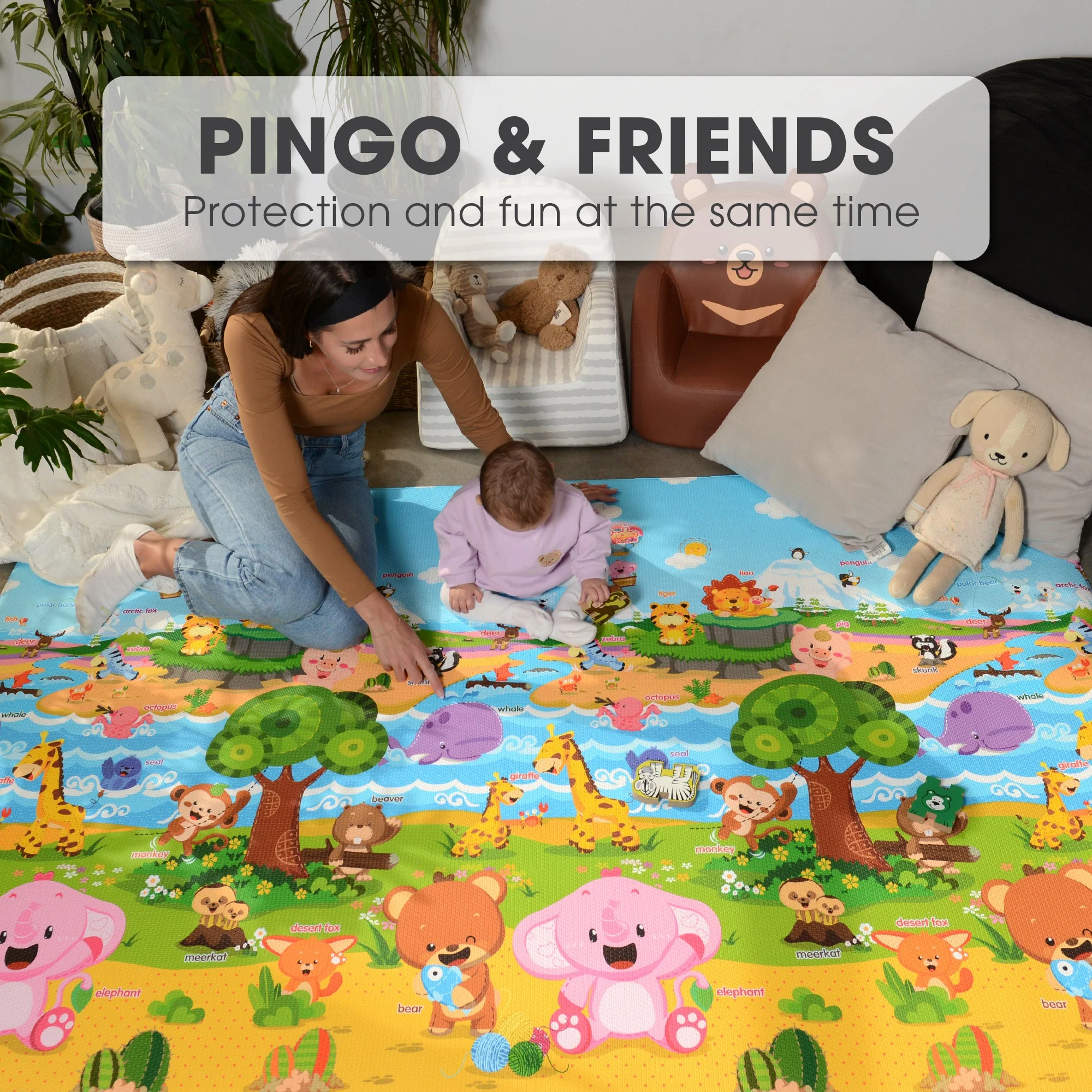 Baby Care Playmat - Pingko & Friends - Image 7