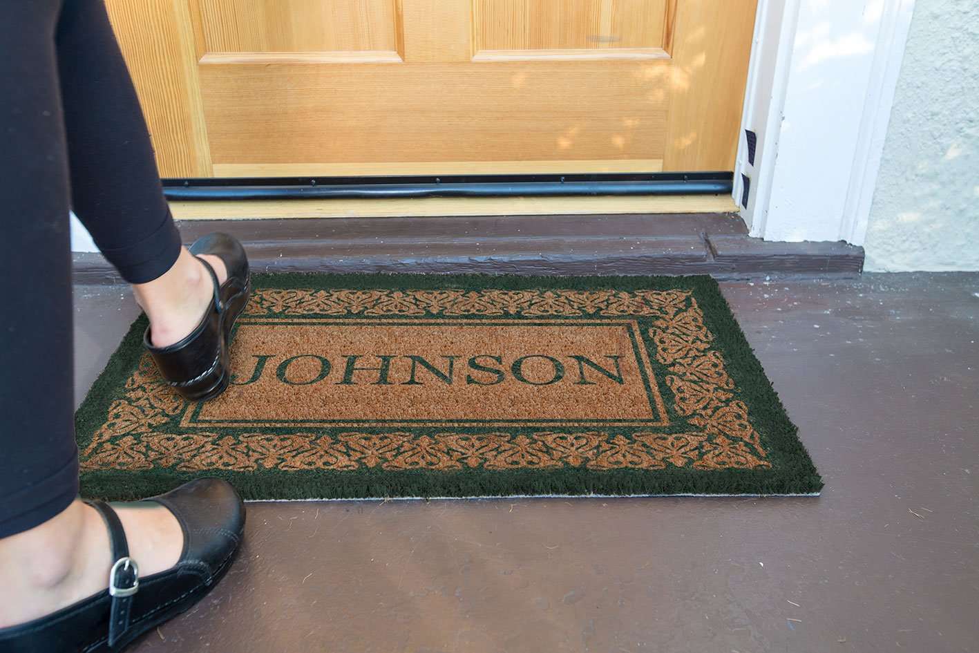 Blooming Hearts Border Personalized Doormats - Image 18