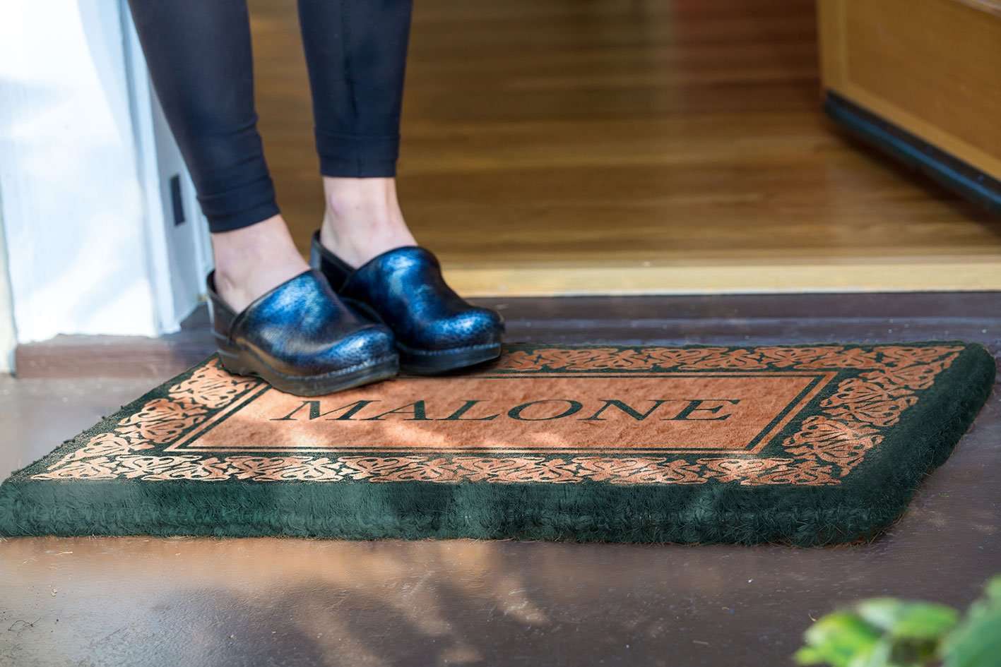 Blooming Hearts Border Personalized Doormats - Image 8