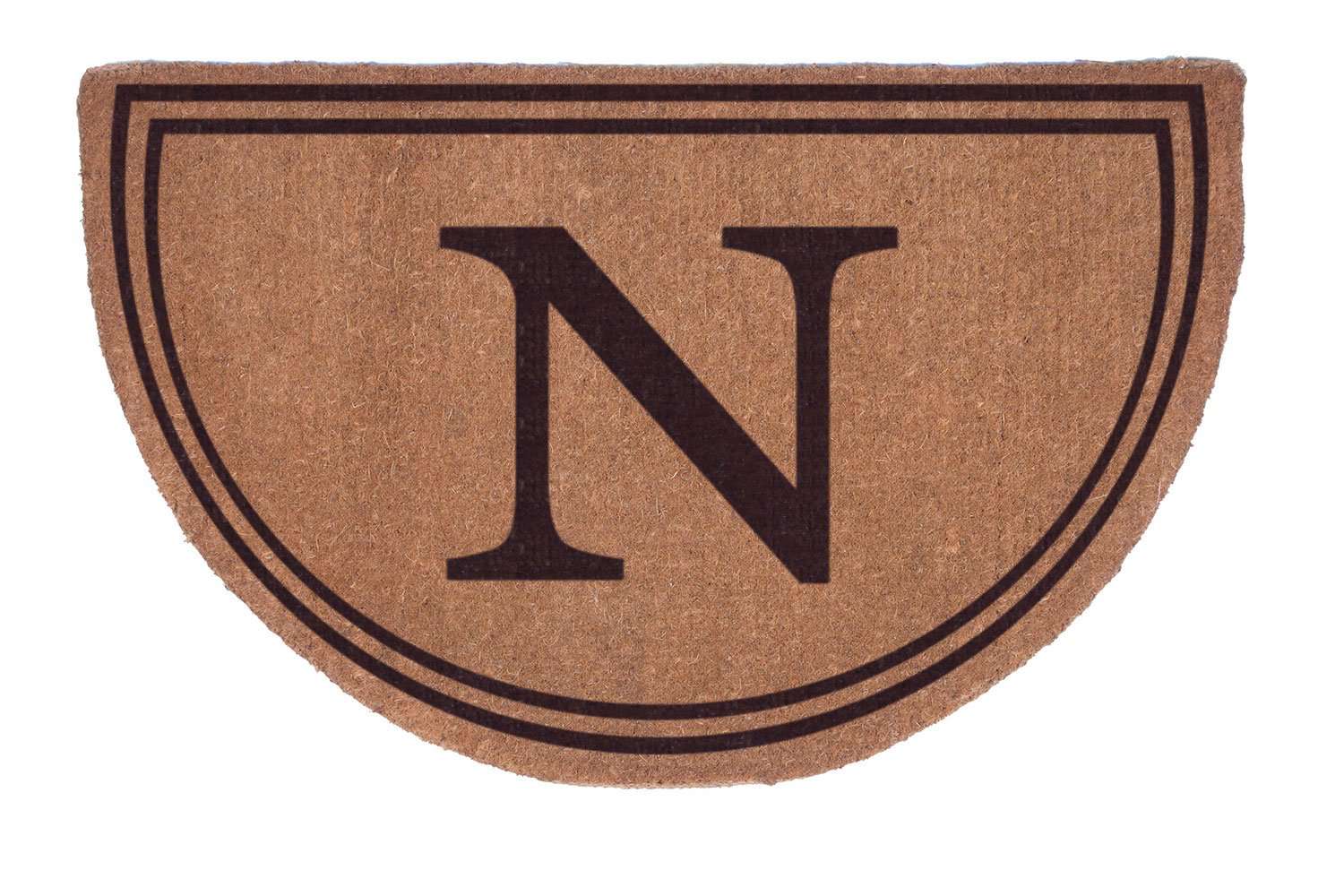 Half Round Double Border Personalized Doormats - Image 3