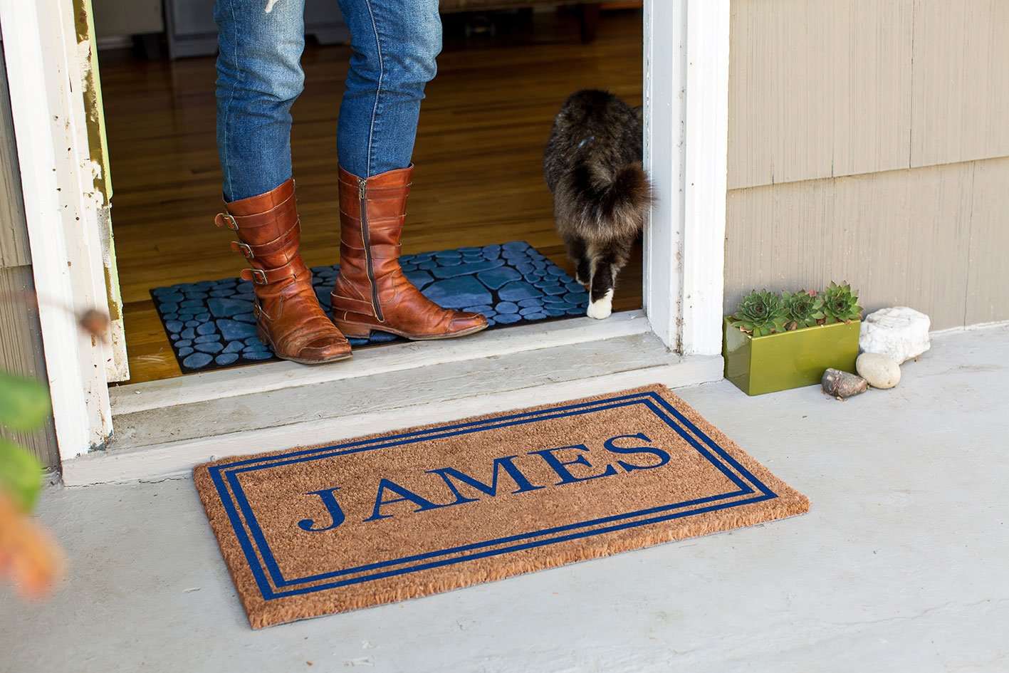 Double Border Personalized Doormats - Image 14