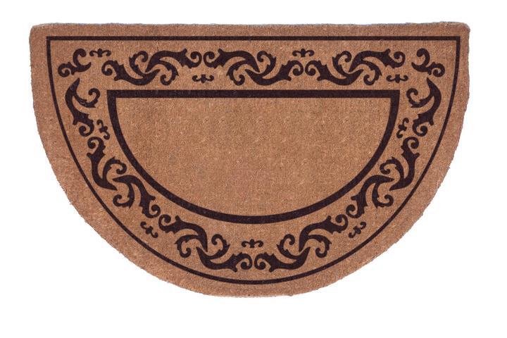 Half Round Rolling Scrolls Border Doormats - Image 4