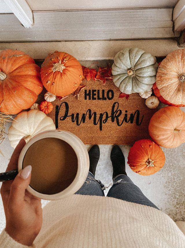 Hello Pumpkin Coir Doormat - Image 10
