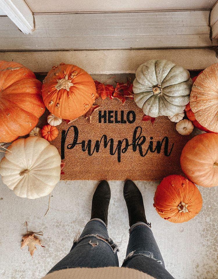 Hello Pumpkin Coir Doormat - Image 12