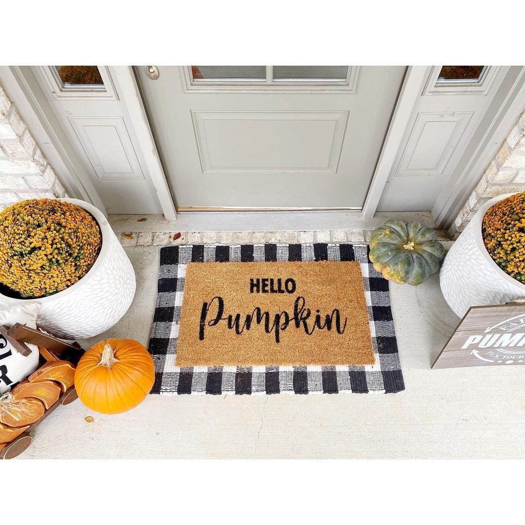 Hello Pumpkin Coir Doormat - Image 14