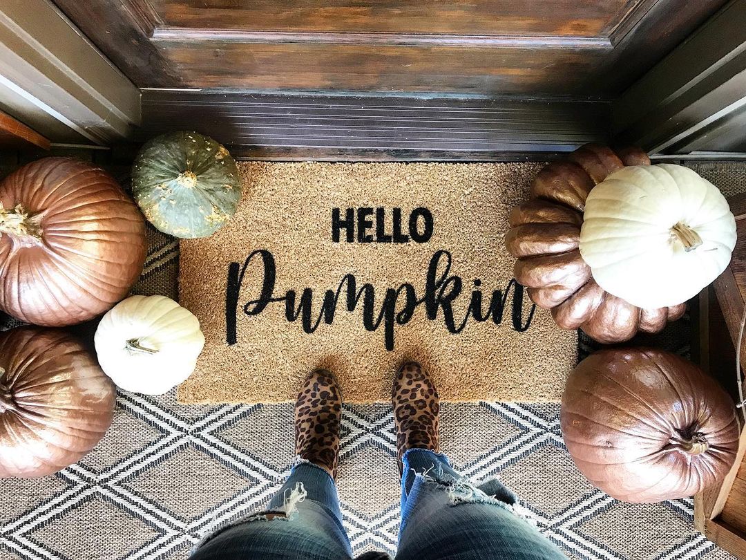 Hello Pumpkin Coir Doormat - Image 16
