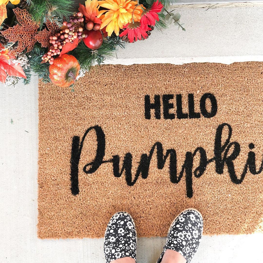 Hello Pumpkin Coir Doormat - Image 7