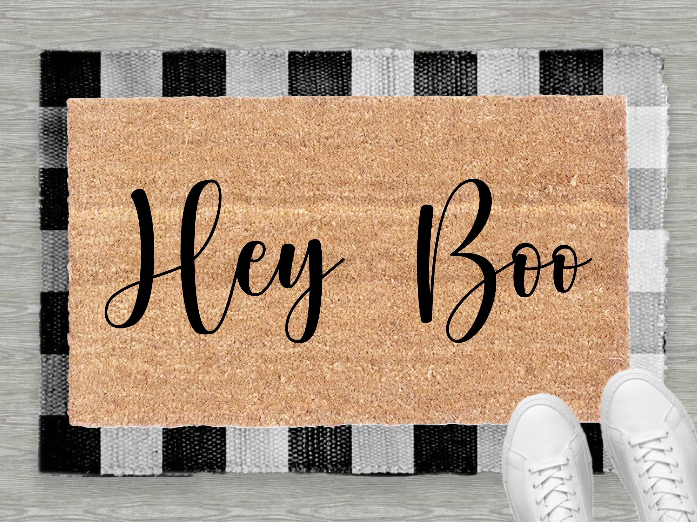 Hey Boo Coir Doormat - Image 3
