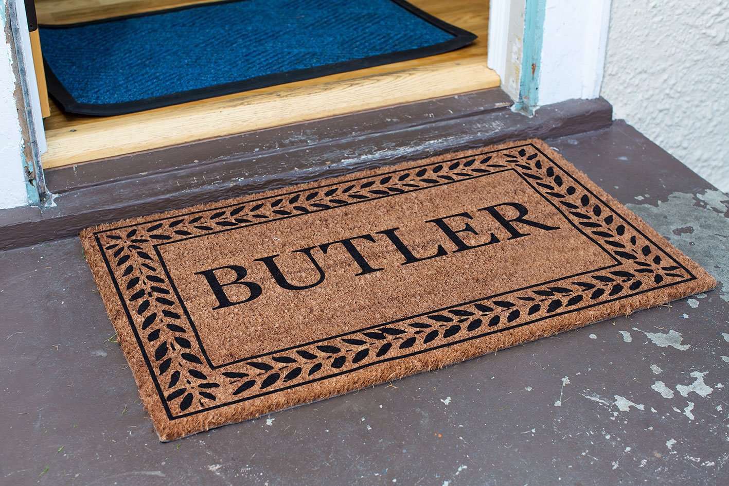 Leafy Vines Border Personalized Doormats - Image 12