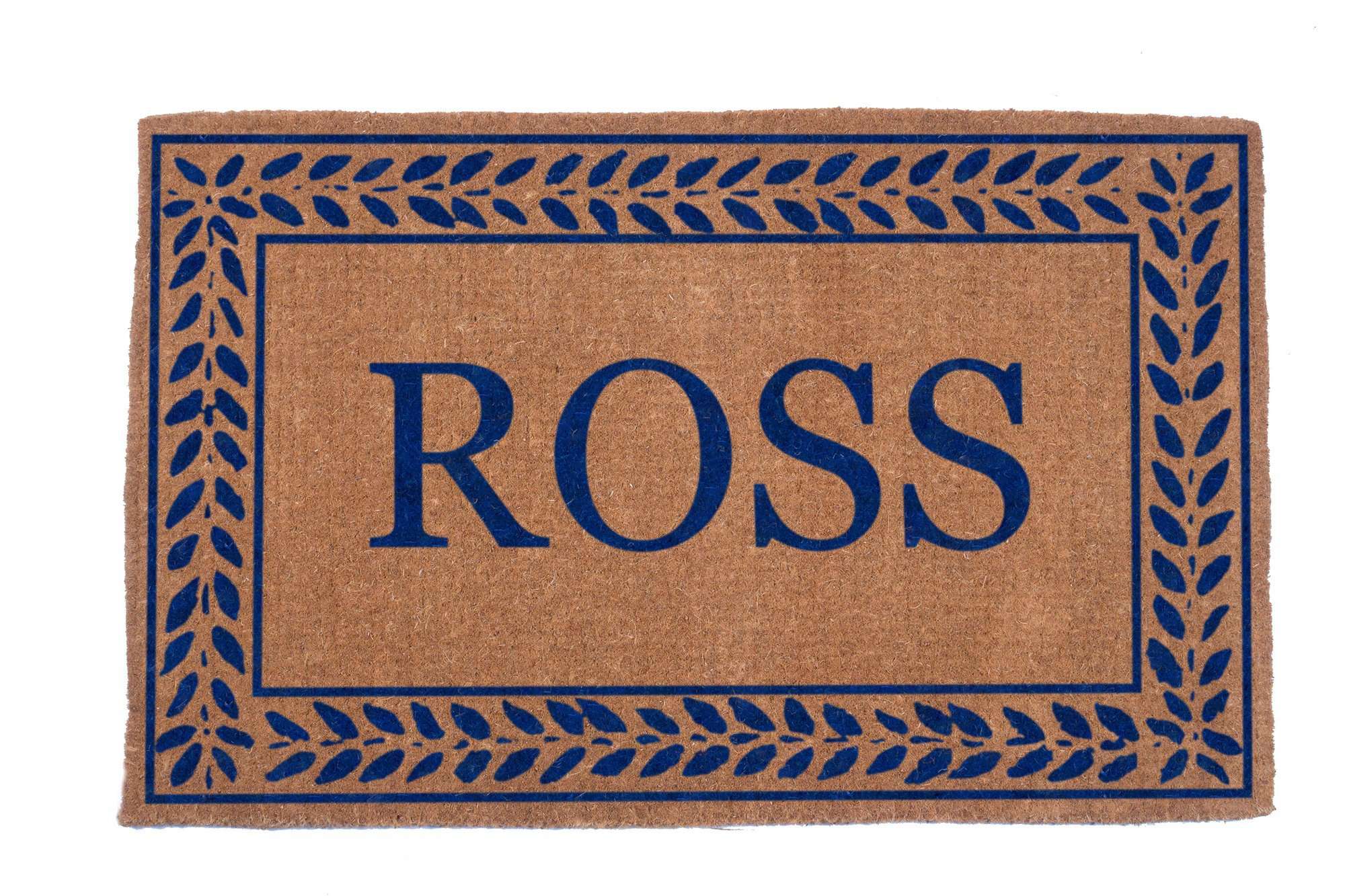 Leafy Vines Border Personalized Doormats - Image 3