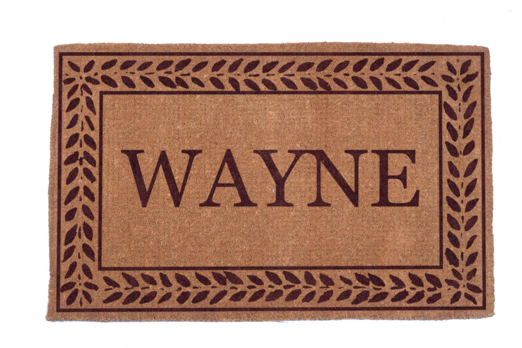 Leafy Vines Border Personalized Doormats - Image 5