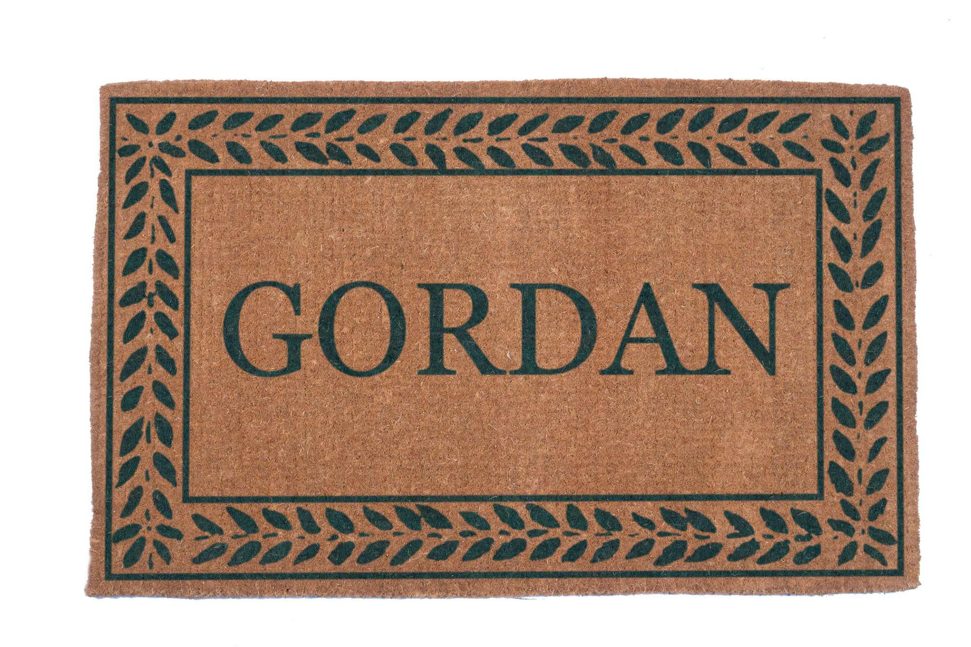 Leafy Vines Border Personalized Doormats - Image 7