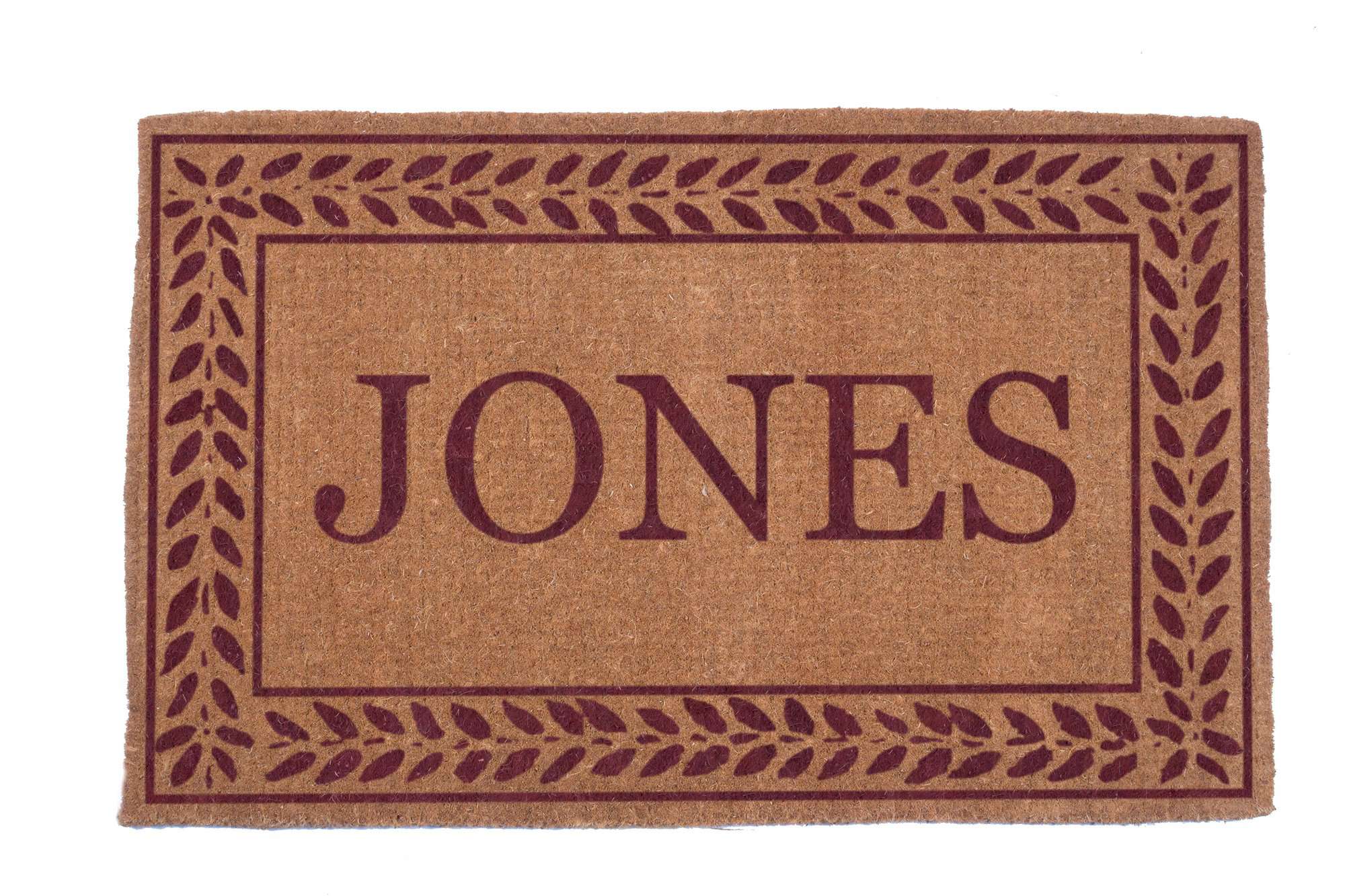 Leafy Vines Border Personalized Doormats - Image 9