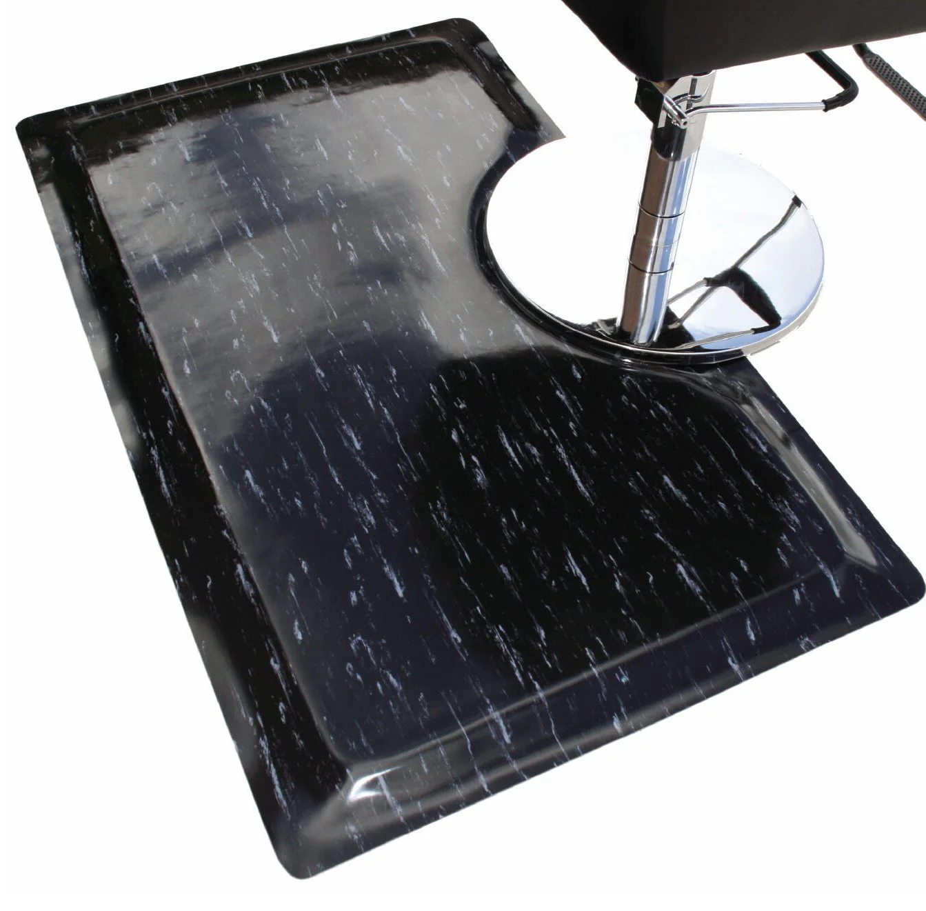 Marbleized Salon Mat (with Square Cut Out) - Image 5