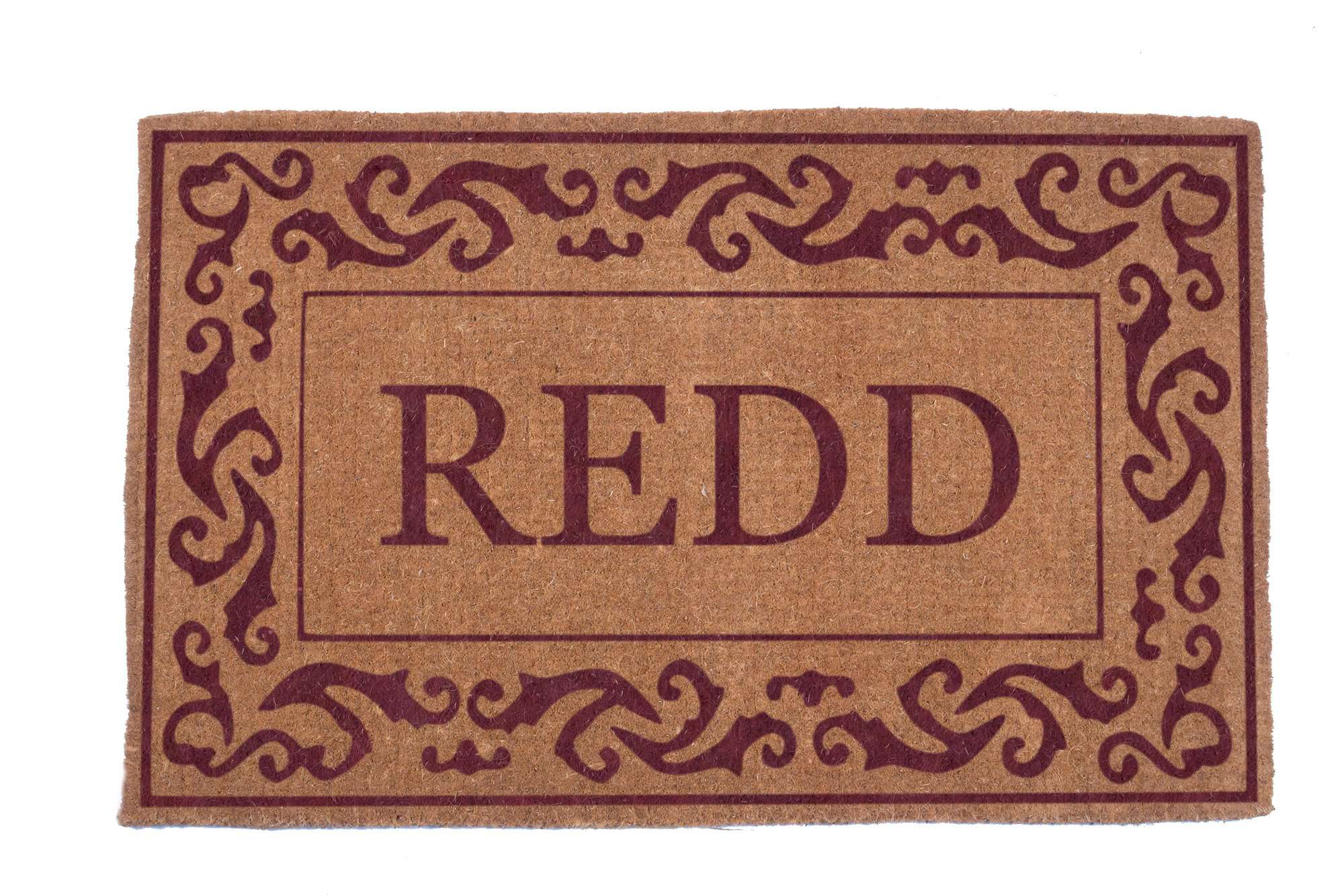Rolling Scrolls Border Personalized Doormats - Image 10