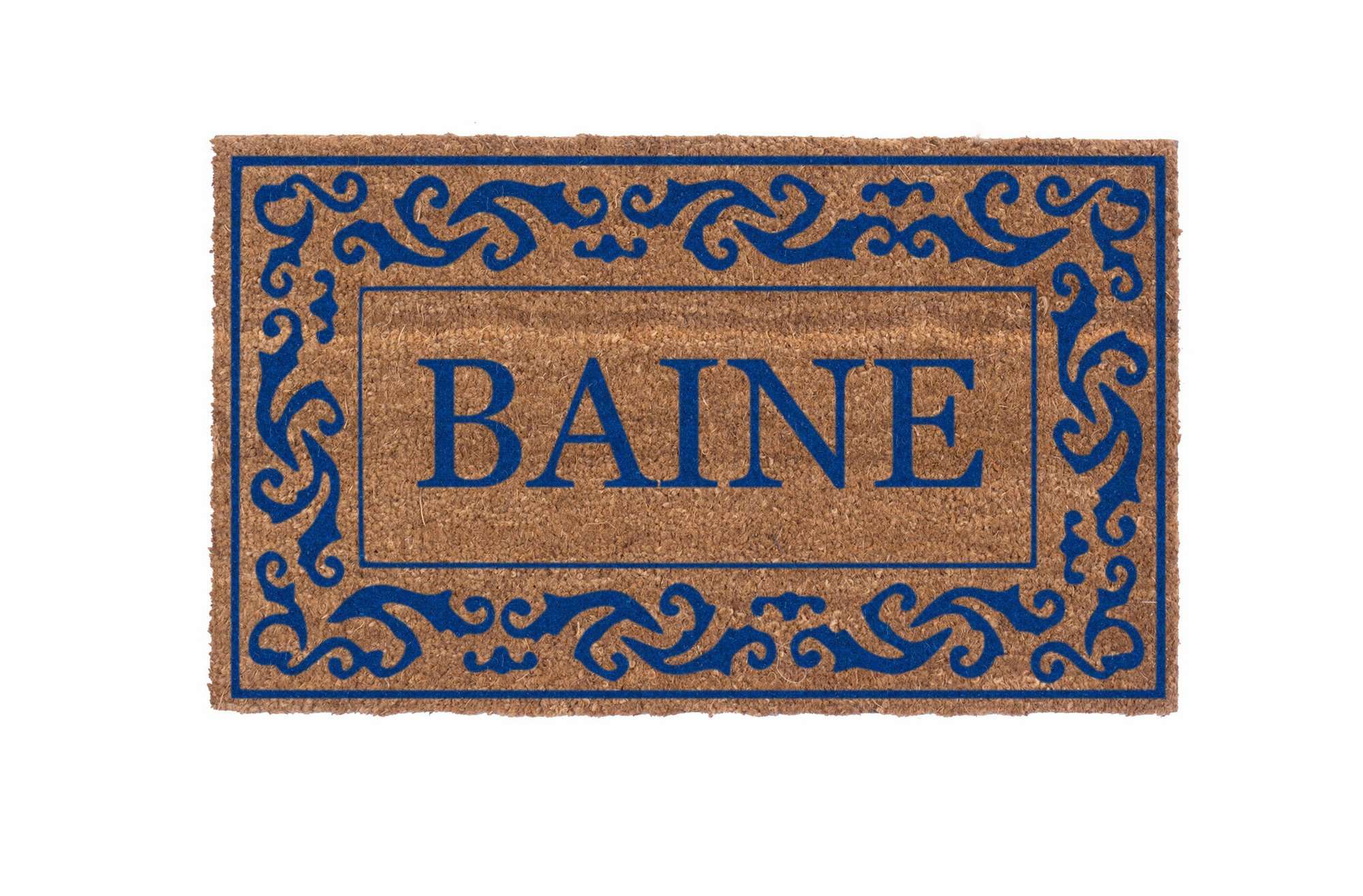 Rolling Scrolls Border Personalized Doormats - Image 20