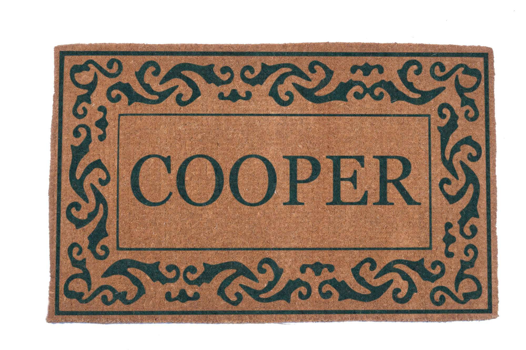 Rolling Scrolls Border Personalized Doormats - Image 8
