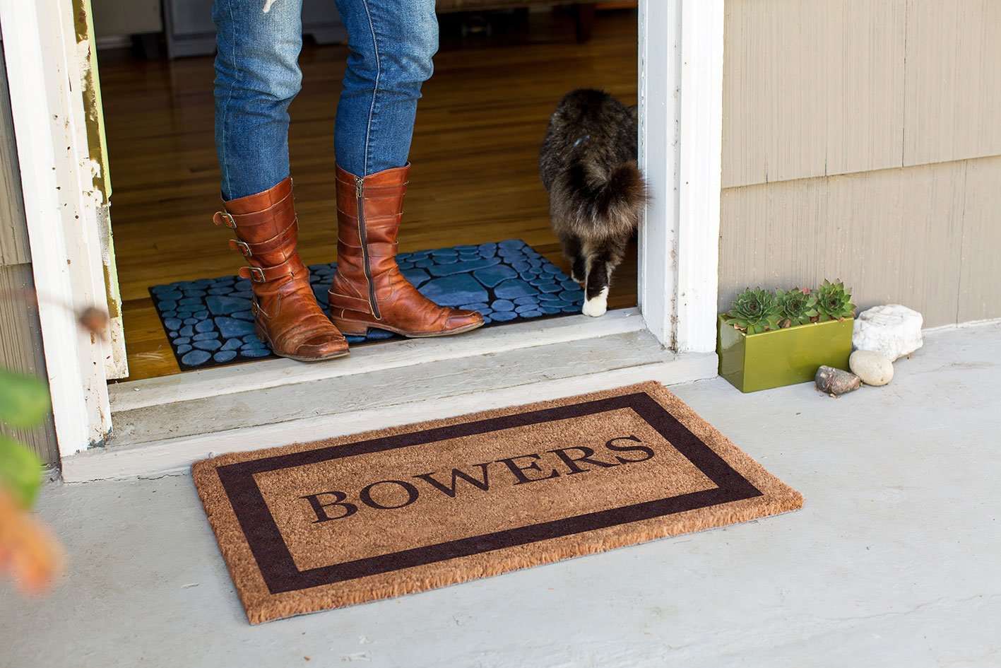 Single Border Personalized Doormats - Image 16