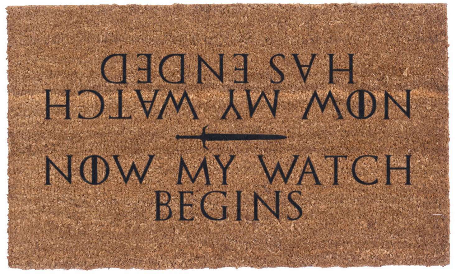 The Watch Vinyl Coir Doormat
