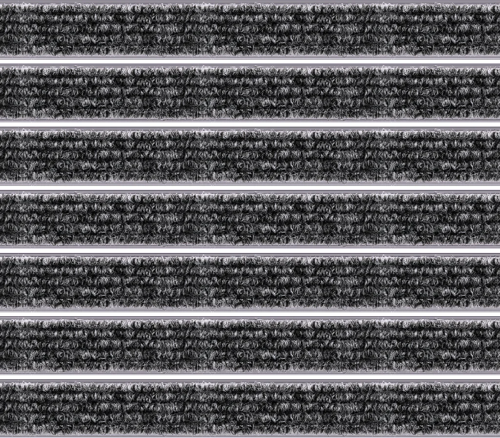 Top Clean Trend Aluminum Entrance Matting - 12mm with Ribbed Carpet - Image 9