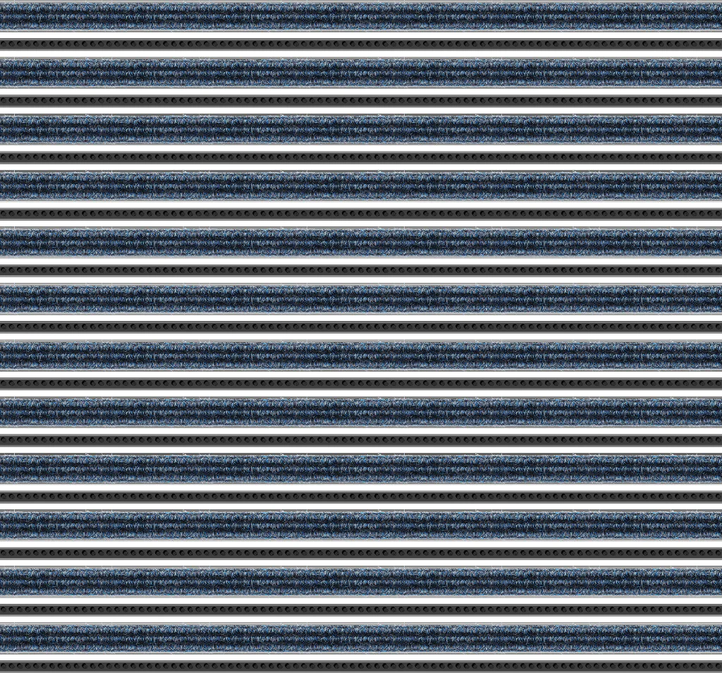 Top Clean Trend Aluminum Entrance Matting - 17mm with Ribbed Carpet & Brush Strip - Image 14