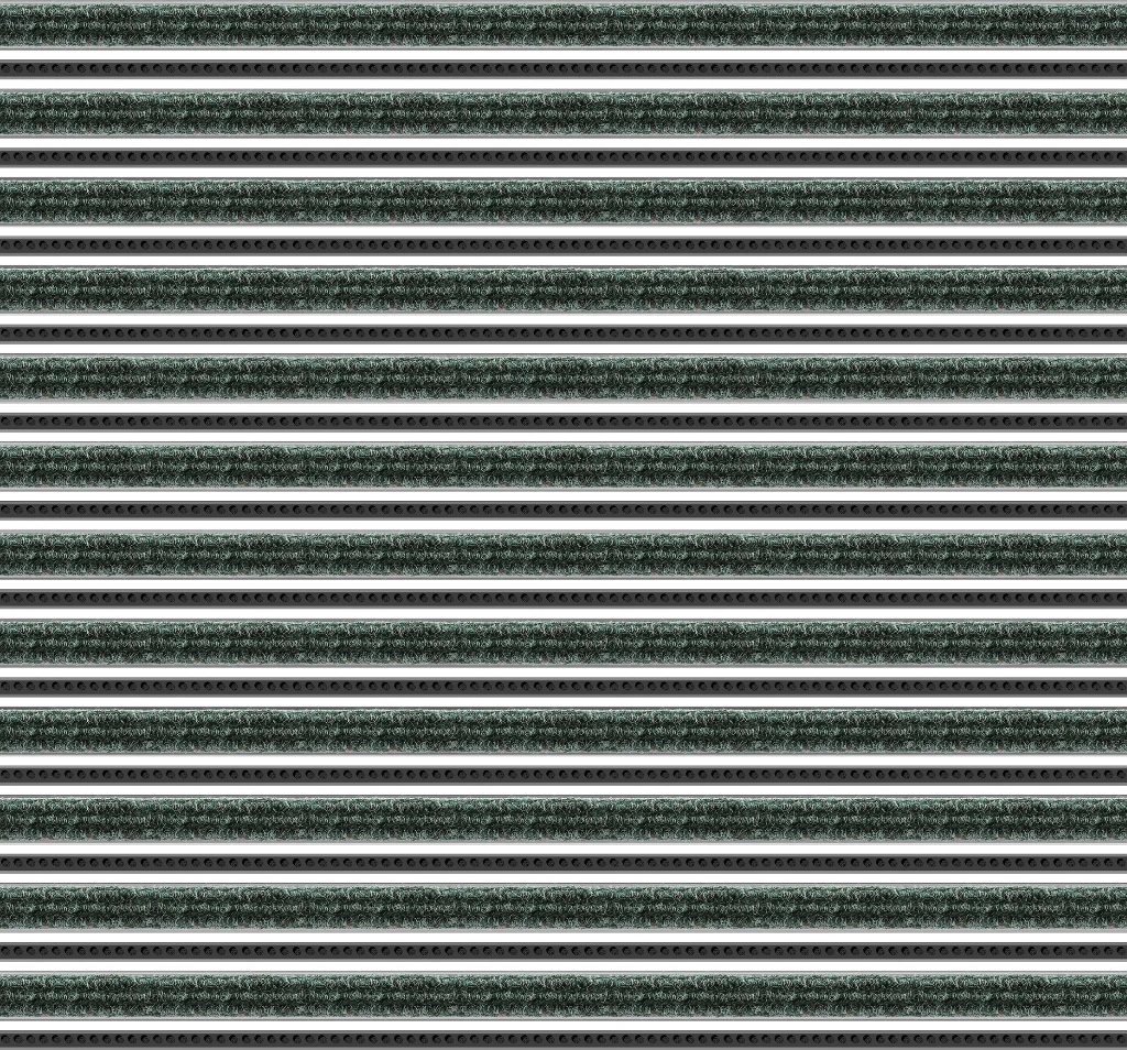 Top Clean Trend Aluminum Entrance Matting - 17mm with Ribbed Carpet & Brush Strip - Image 17