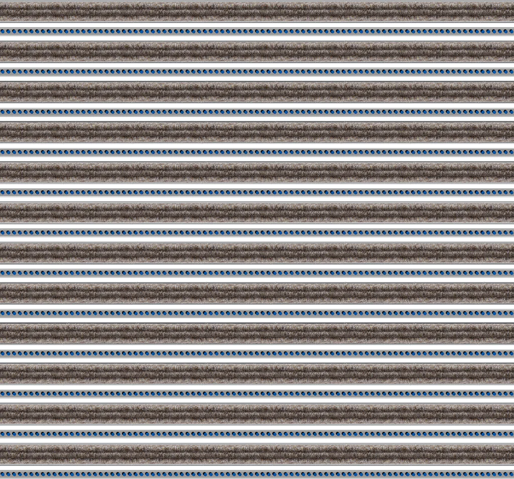 Top Clean Trend Aluminum Entrance Matting - 17mm with Ribbed Carpet & Brush Strip - Image 28