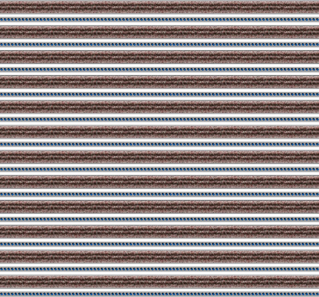 Top Clean Trend Aluminum Entrance Matting - 17mm with Ribbed Carpet & Brush Strip - Image 37