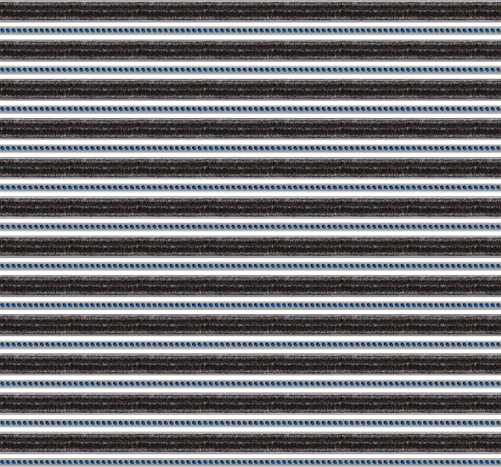Top Clean Trend Aluminum Entrance Matting - 17mm with Ribbed Carpet & Brush Strip - Image 40