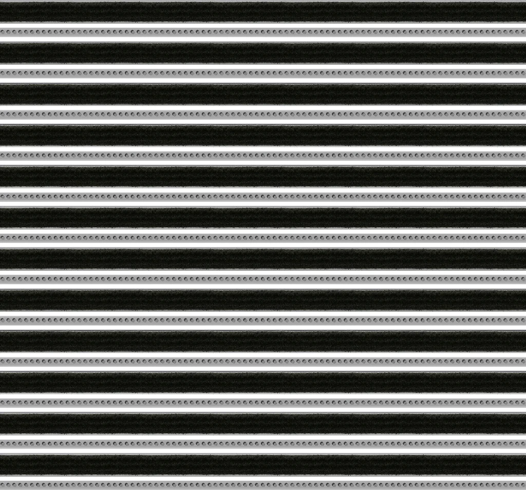 Top Clean Trend Aluminum Entrance Matting - 17mm with Ribbed Carpet & Brush Strip - Image 42