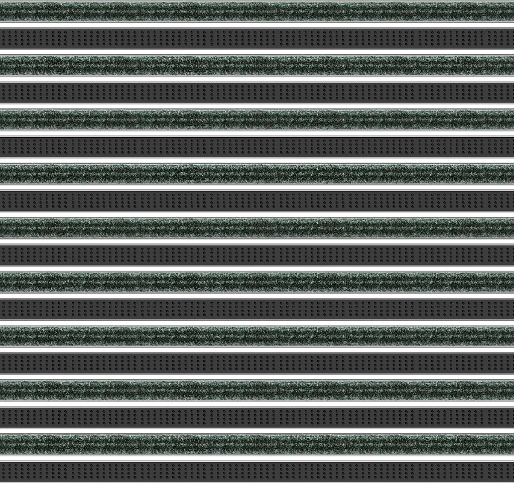 Top Clean Trend Aluminum Entrance Matting - 17mm with Ribbed Carpet & Cassette Brush - Image 13
