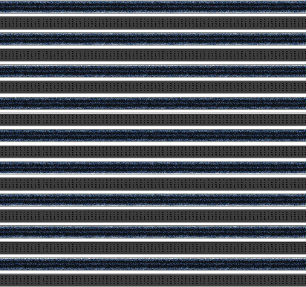 Top Clean Trend Aluminum Entrance Matting - 17mm with Ribbed Carpet & Cassette Brush - Image 15