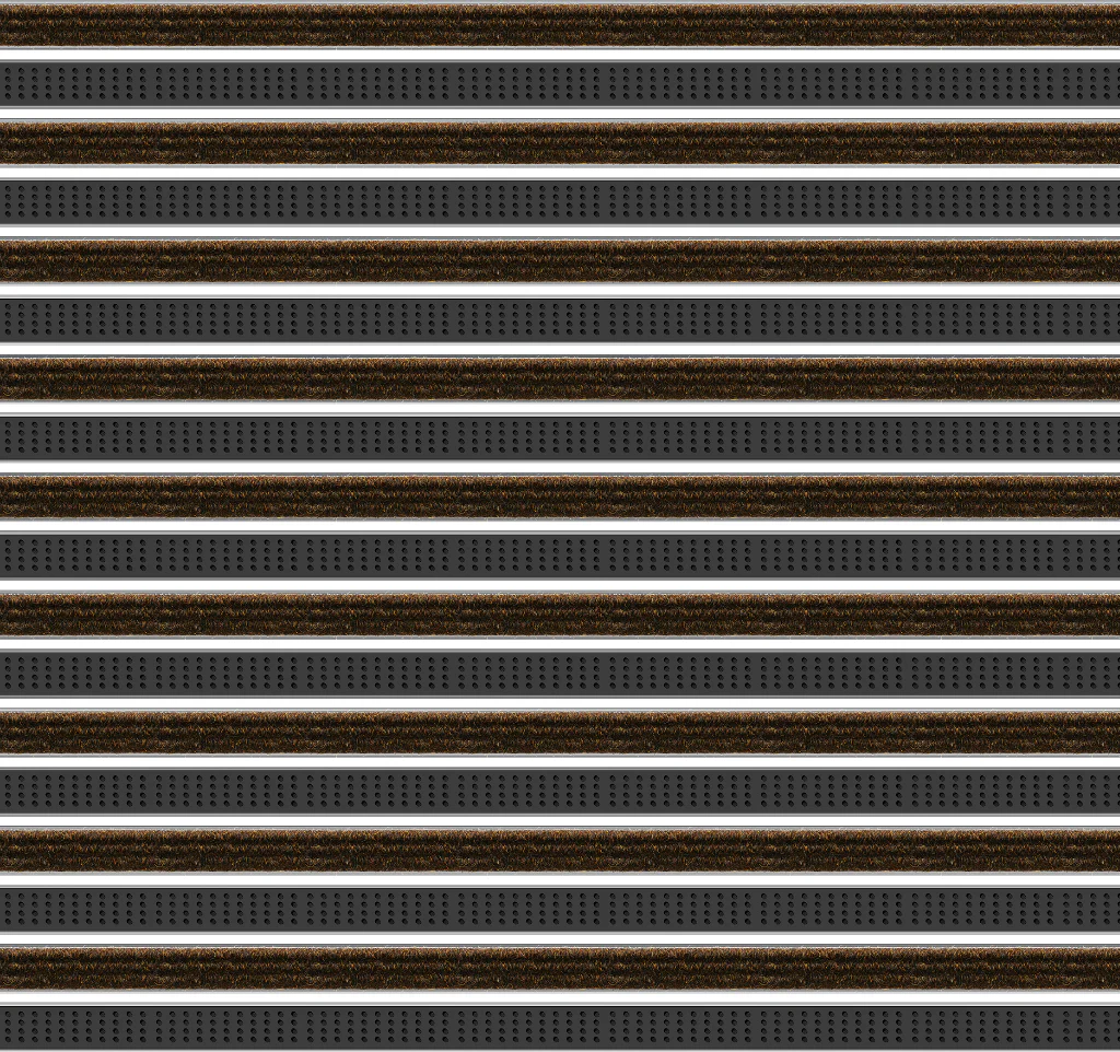 Top Clean Trend Aluminum Entrance Matting - 17mm with Ribbed Carpet & Cassette Brush - Image 21