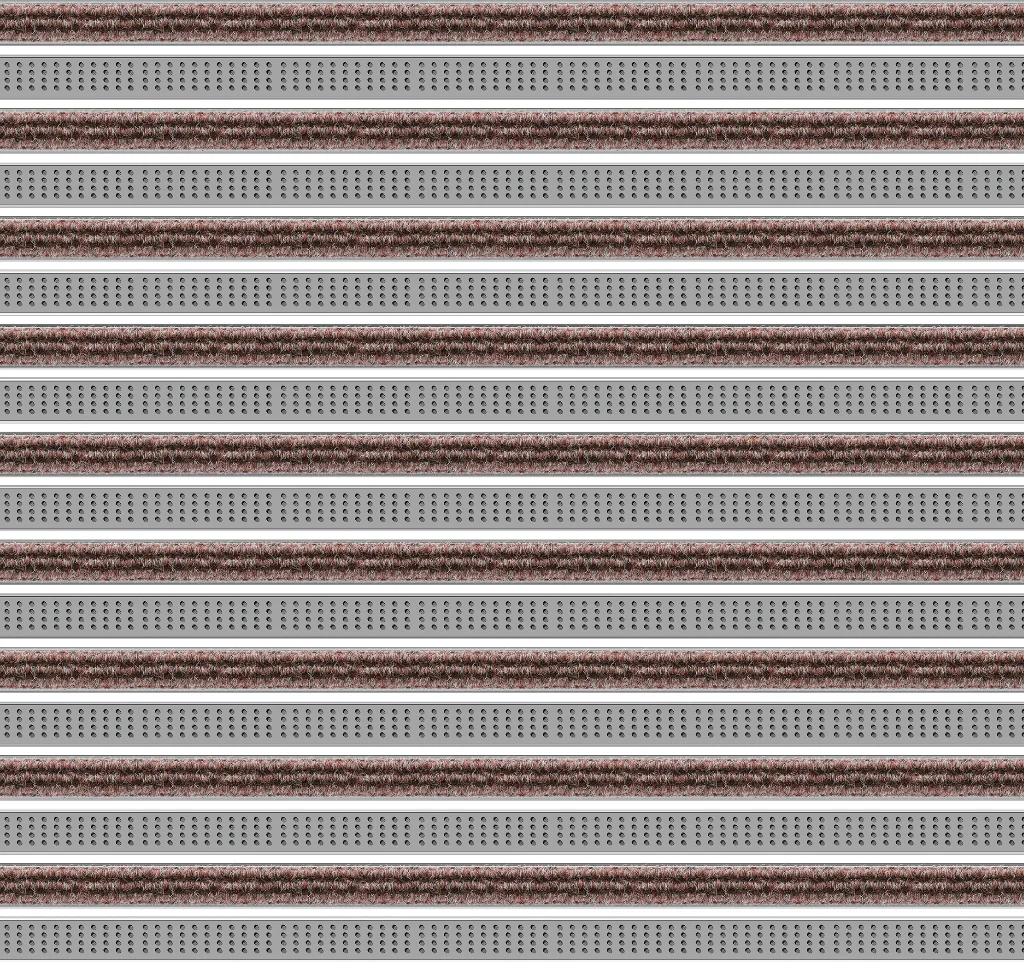 Top Clean Trend Aluminum Entrance Matting - 17mm with Ribbed Carpet & Cassette Brush - Image 26