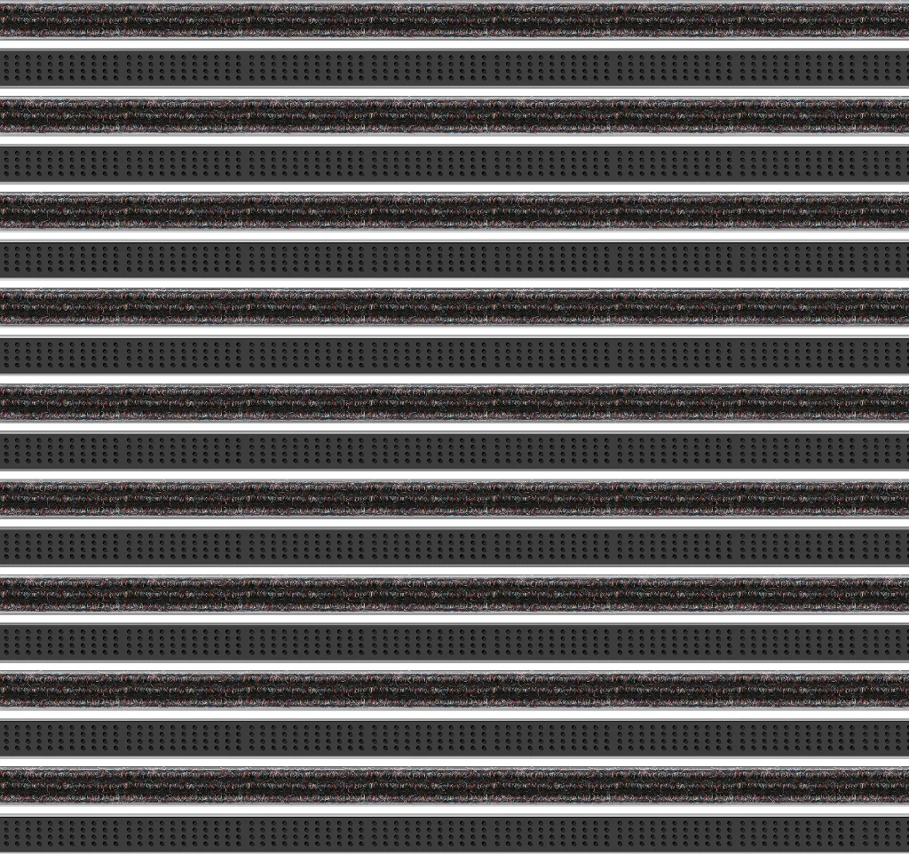 Top Clean Trend Aluminum Entrance Matting - 17mm with Ribbed Carpet & Cassette Brush - Image 27