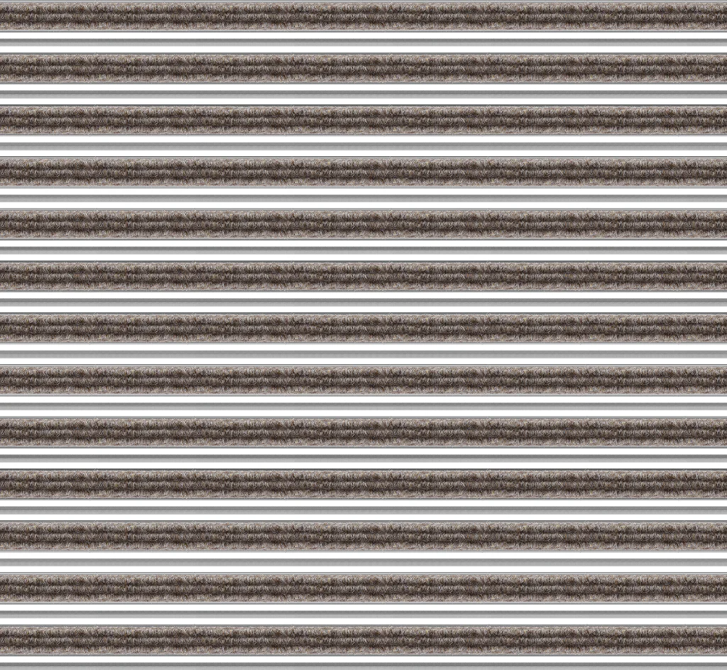 Top Clean Trend Aluminum Entrance Matting - 17mm with Ribbed Carpet & Scraper Bar - Image 11