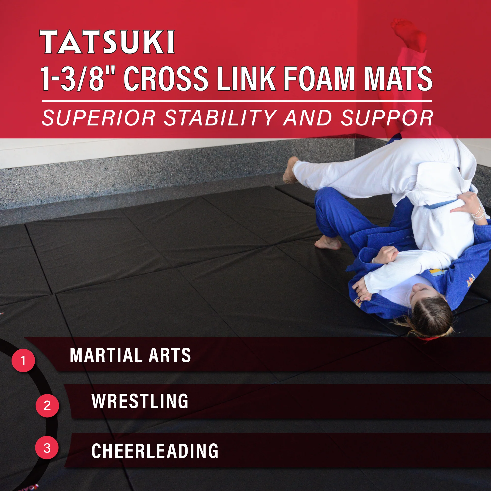 1-3/8" Cross Link Foam Mats - Image 2