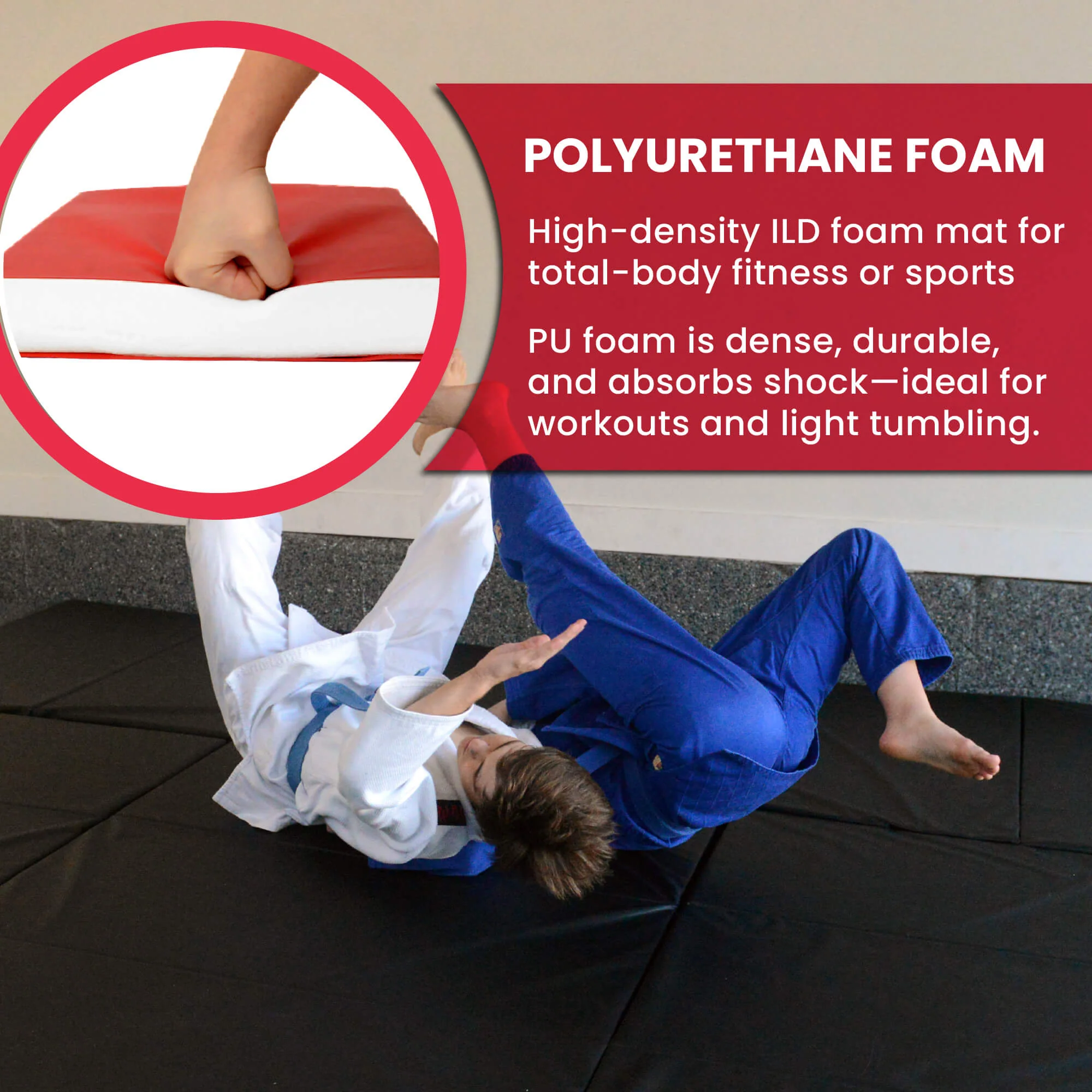 Varsity Gymnastics Exercise Folding Mat - Image 5