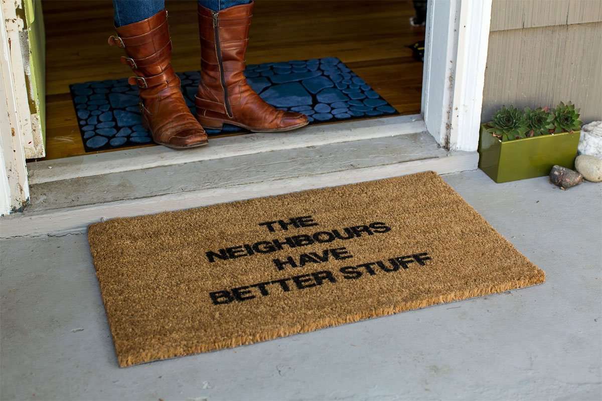 Better Neighbours Vinyl Coir Doormat - Image 2