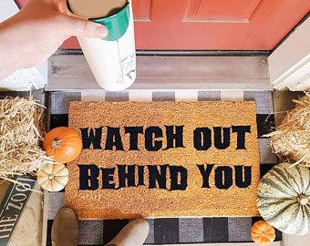 Watch out Behind You Coir Doormat - Image 2